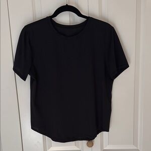 Women’s Lululemon Running tee, black size 10